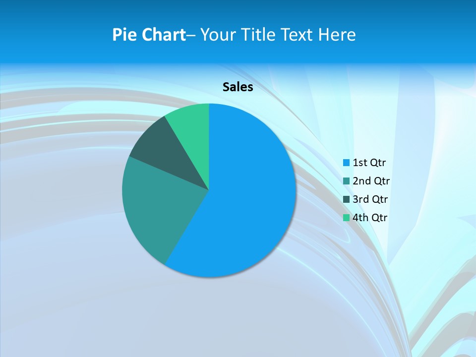 Teal Reflective Reflection PowerPoint Template