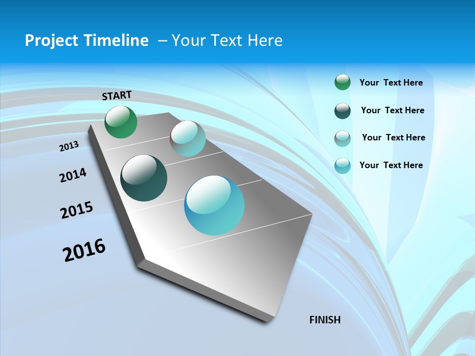 Teal Reflective Reflection PowerPoint Template