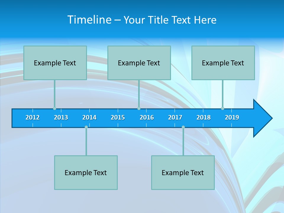 Teal Reflective Reflection PowerPoint Template