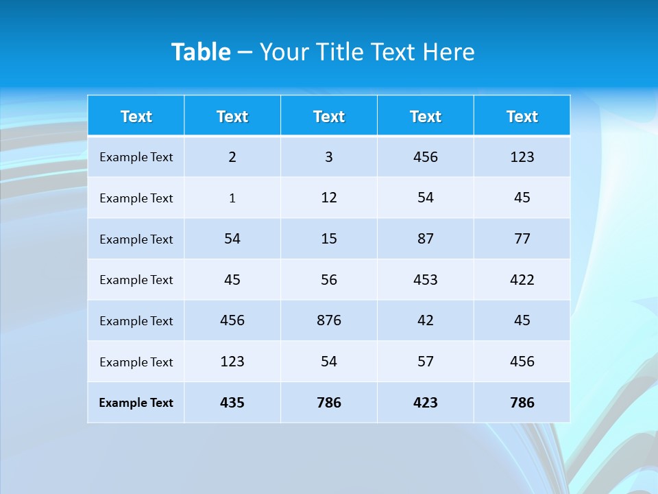 Teal Reflective Reflection PowerPoint Template