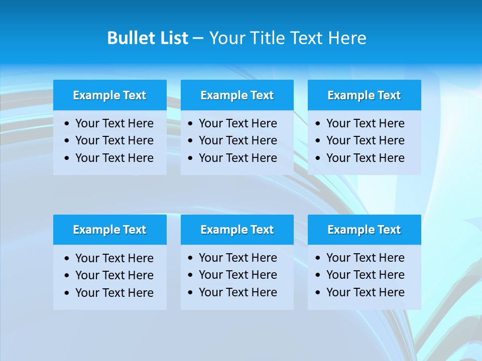 Teal Reflective Reflection PowerPoint Template