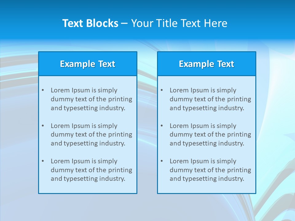 Teal Reflective Reflection PowerPoint Template