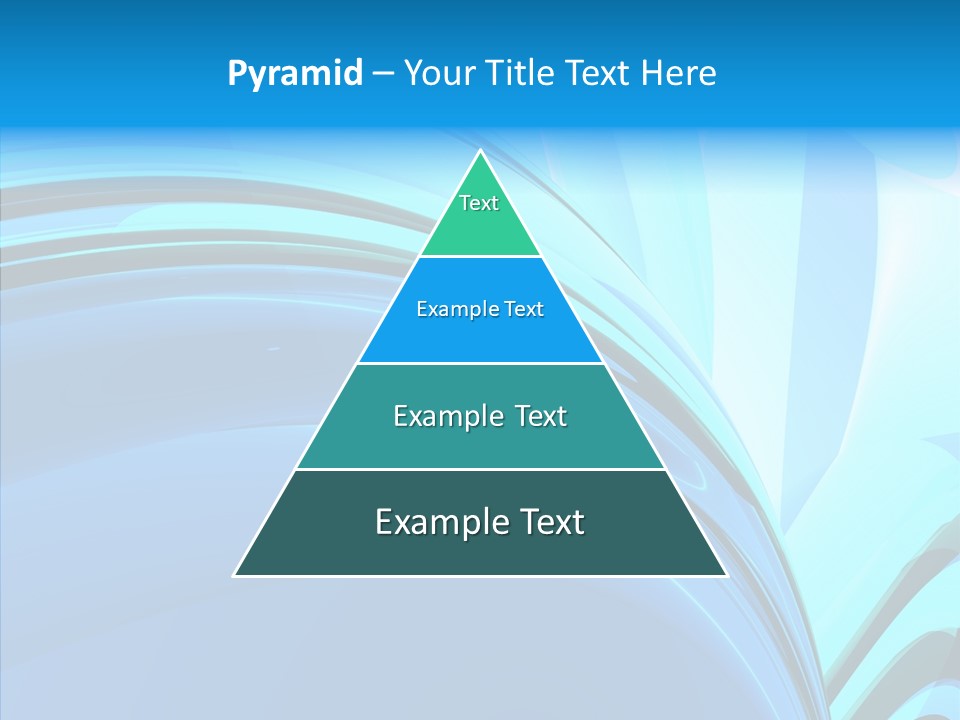 Teal Reflective Reflection PowerPoint Template