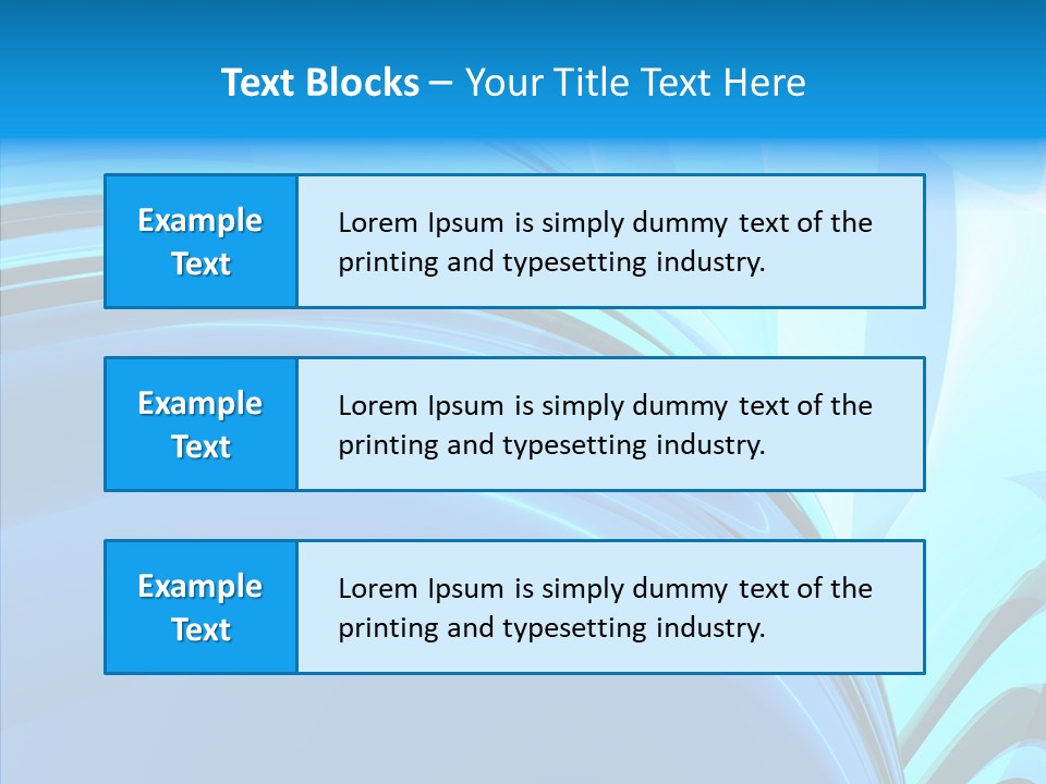 Teal Reflective Reflection PowerPoint Template