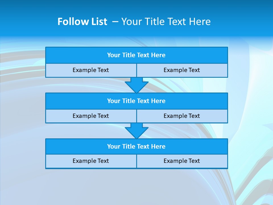 Teal Reflective Reflection PowerPoint Template