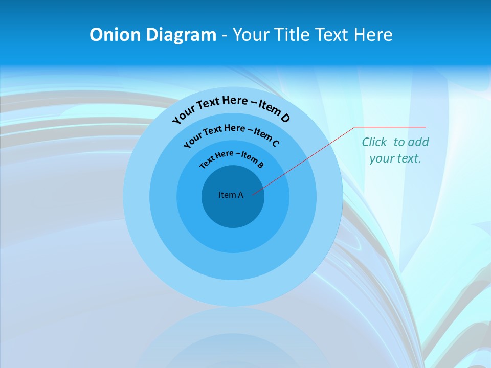 Teal Reflective Reflection PowerPoint Template