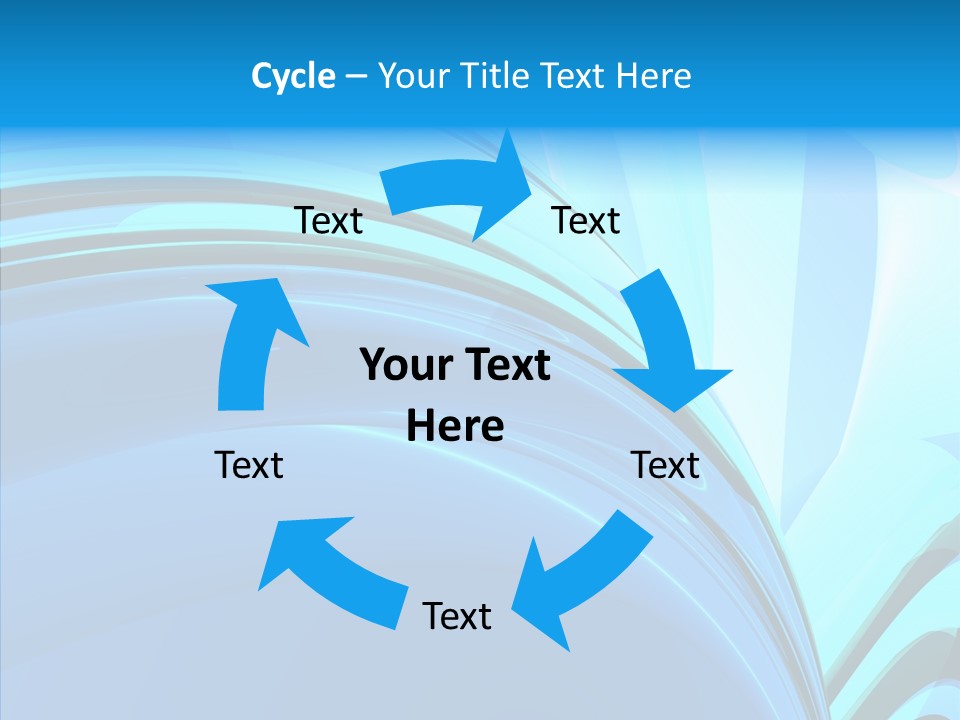 Teal Reflective Reflection PowerPoint Template
