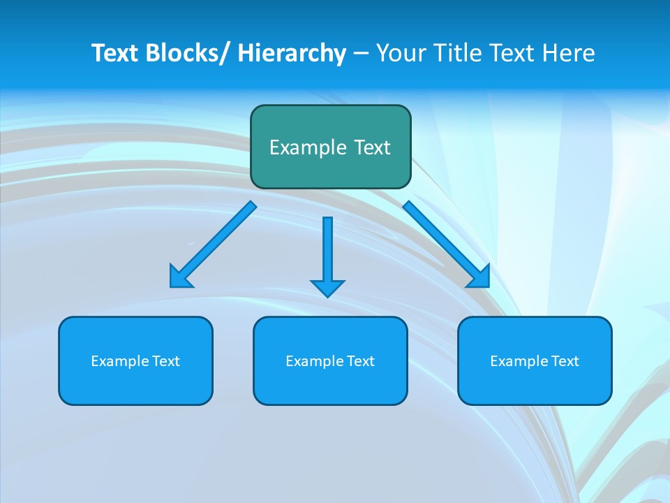 Teal Reflective Reflection PowerPoint Template