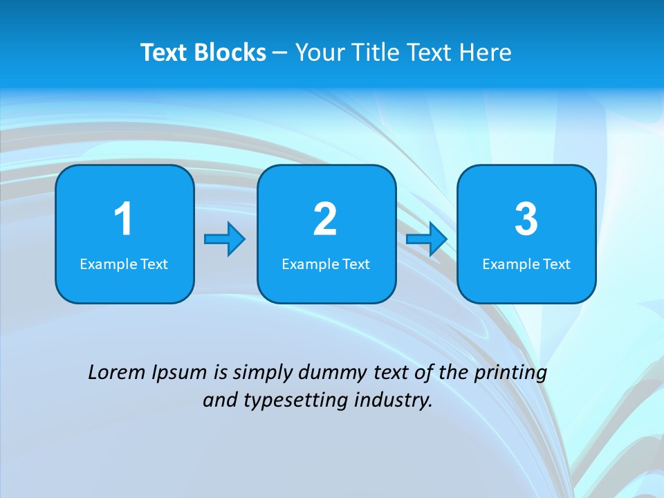 Teal Reflective Reflection PowerPoint Template