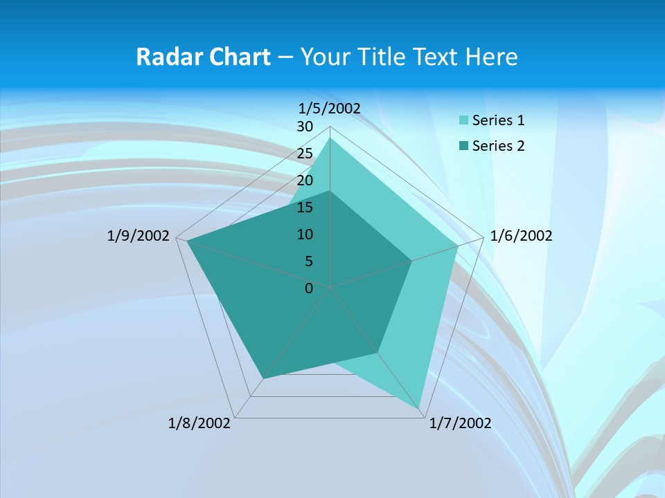 Teal Reflective Reflection PowerPoint Template
