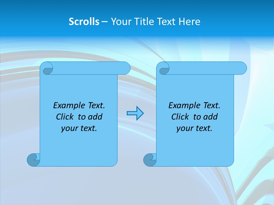 Teal Reflective Reflection PowerPoint Template