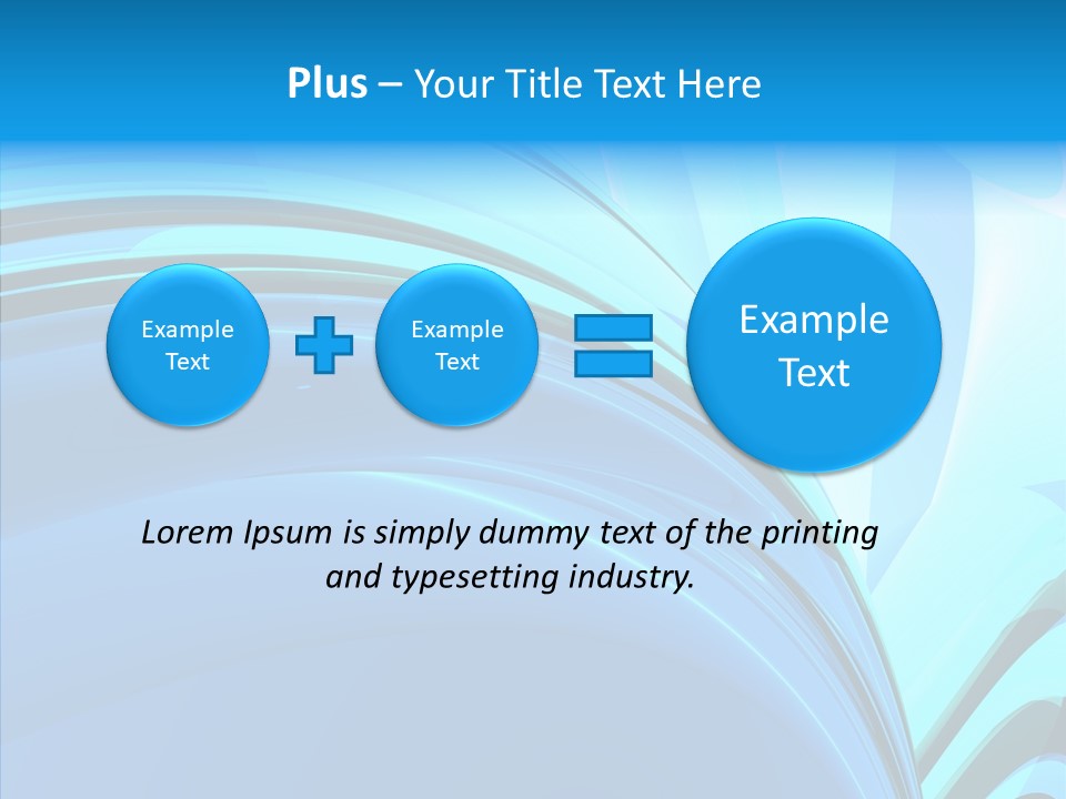 Teal Reflective Reflection PowerPoint Template