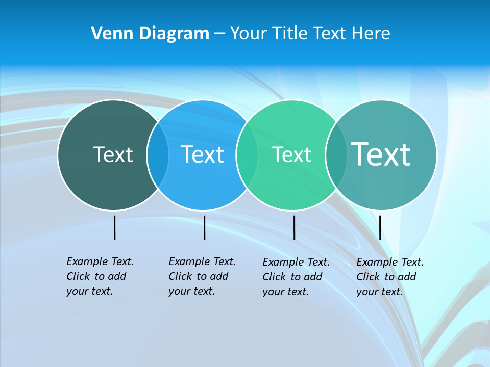Teal Reflective Reflection PowerPoint Template