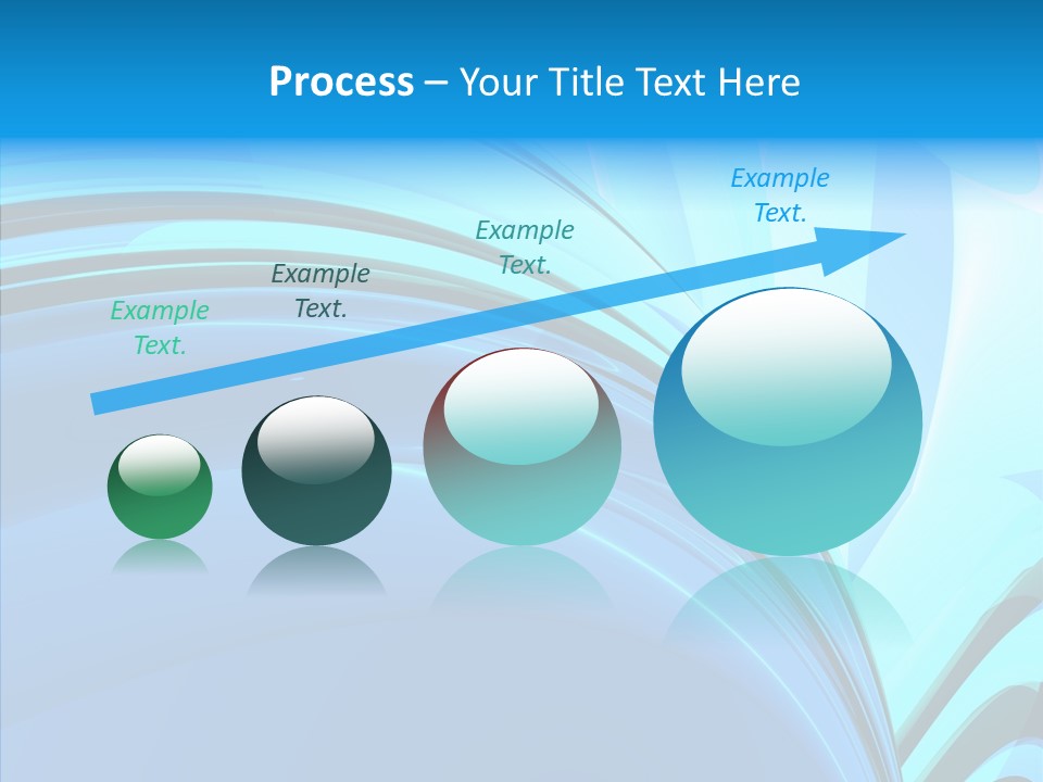 Teal Reflective Reflection PowerPoint Template