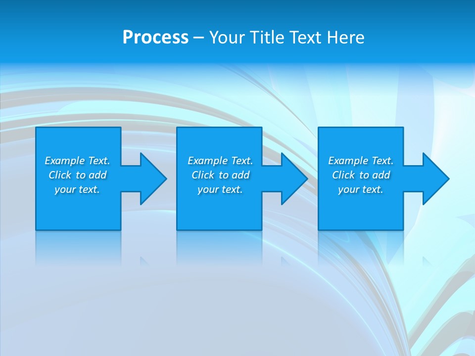Teal Reflective Reflection PowerPoint Template