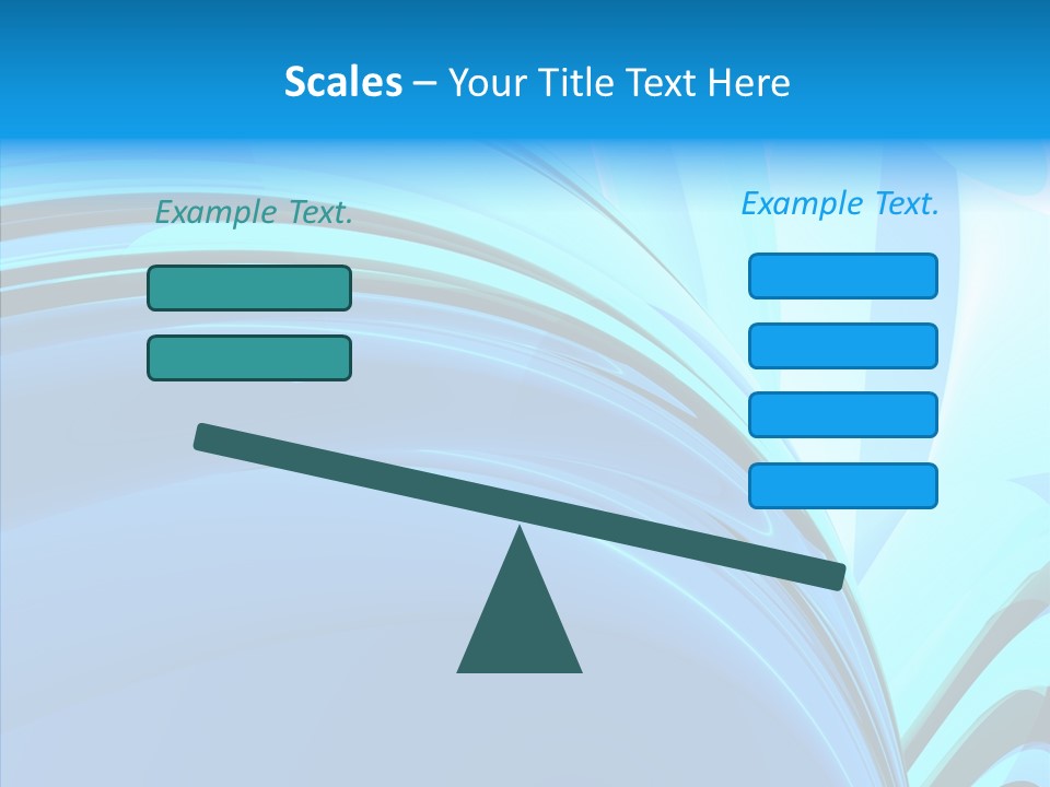 Teal Reflective Reflection PowerPoint Template