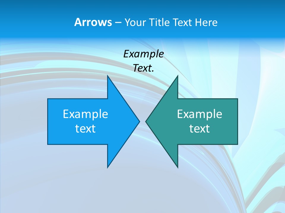 Teal Reflective Reflection PowerPoint Template