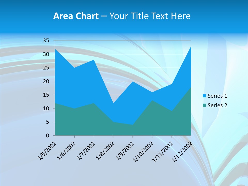 Teal Reflective Reflection PowerPoint Template