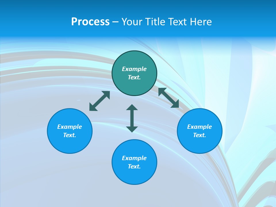Teal Reflective Reflection PowerPoint Template