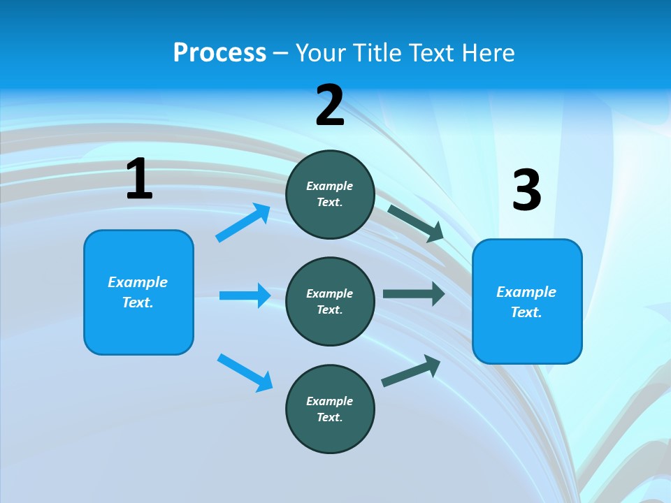 Teal Reflective Reflection PowerPoint Template