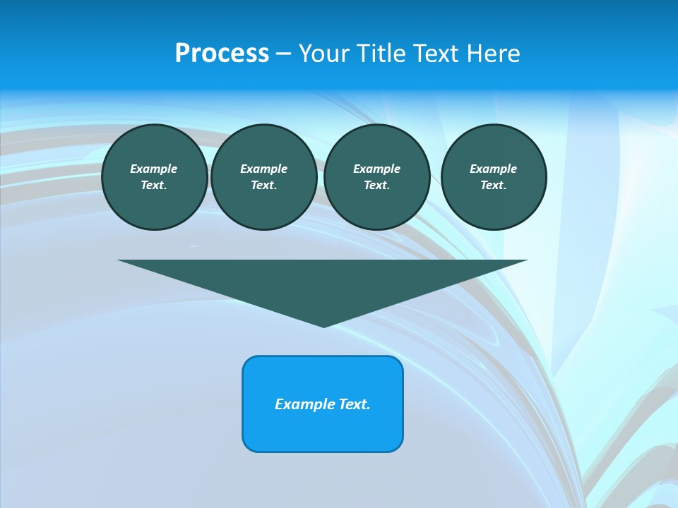 Teal Reflective Reflection PowerPoint Template