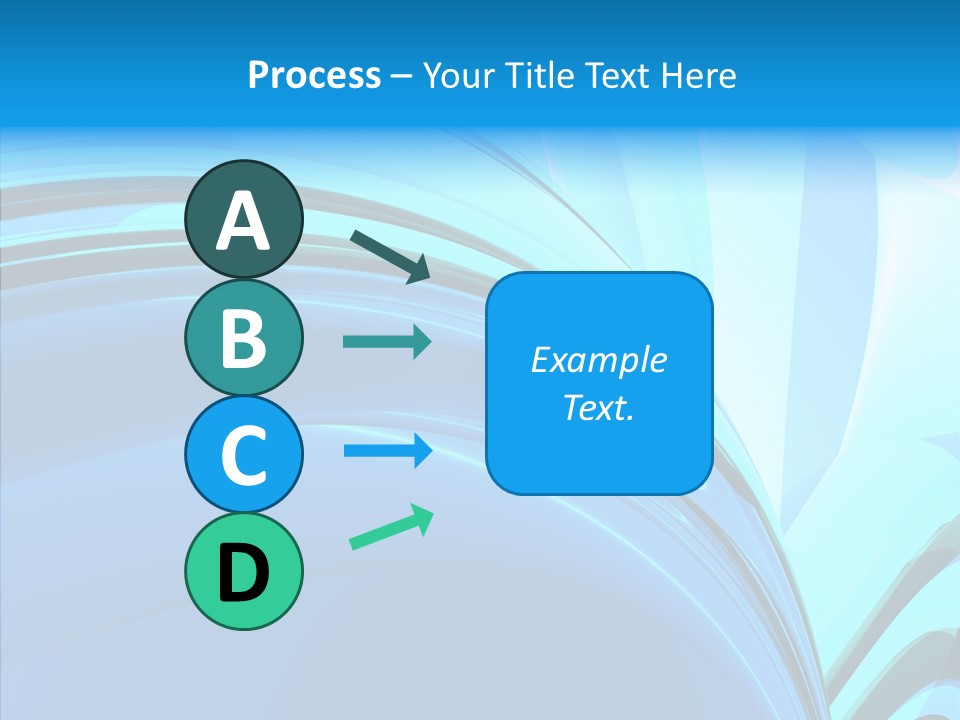 Teal Reflective Reflection PowerPoint Template