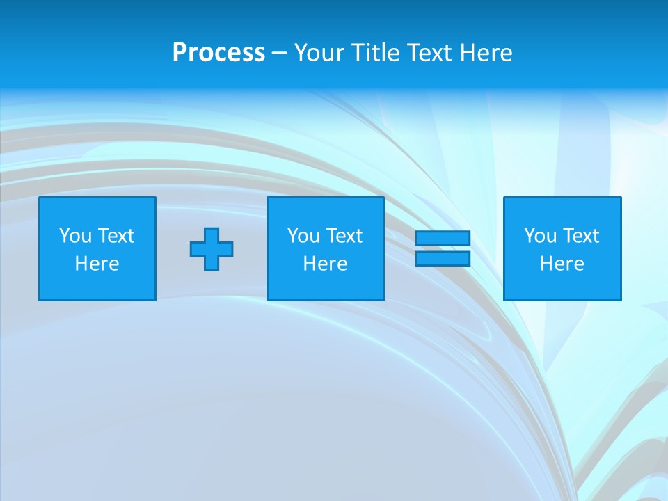 Teal Reflective Reflection PowerPoint Template