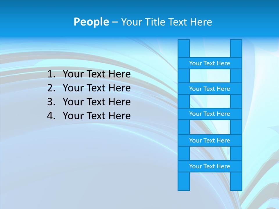 Teal Reflective Reflection PowerPoint Template