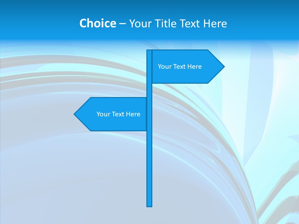 Teal Reflective Reflection PowerPoint Template