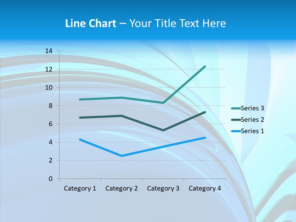 Teal Reflective Reflection PowerPoint Template
