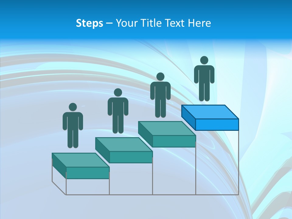 Teal Reflective Reflection PowerPoint Template