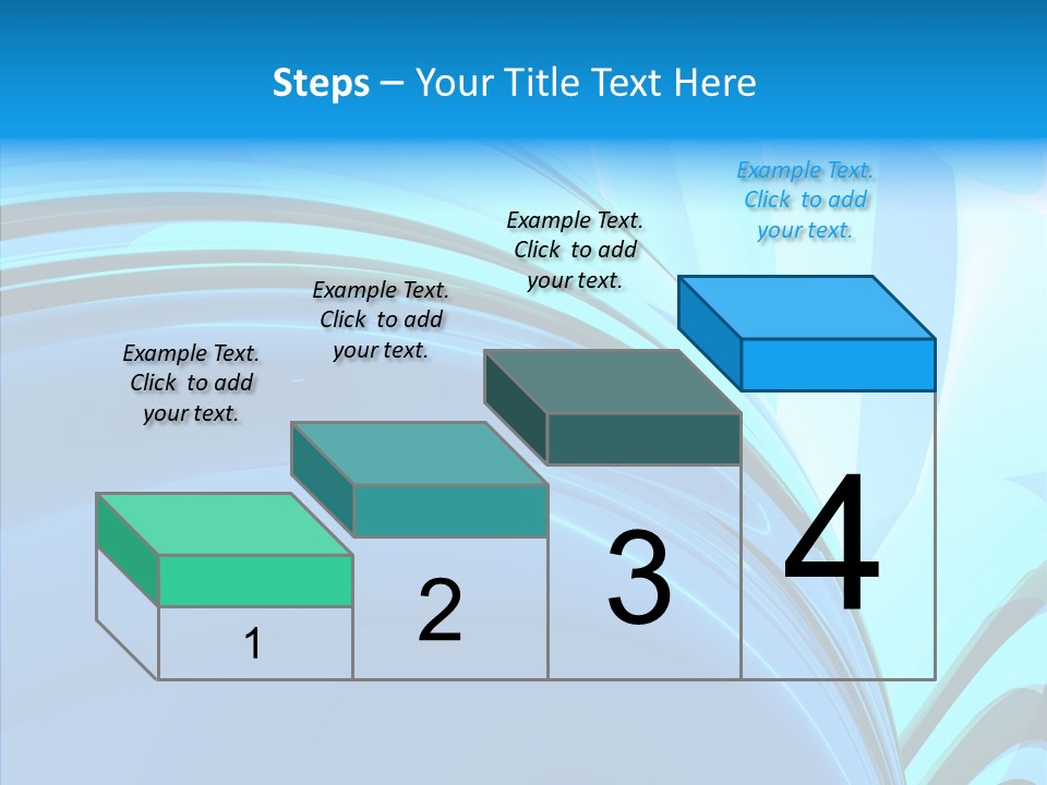 Teal Reflective Reflection PowerPoint Template