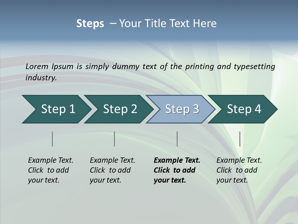 Light Professional Reflection PowerPoint Template