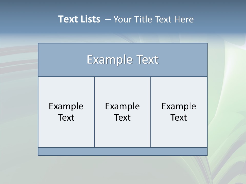 Light Professional Reflection PowerPoint Template