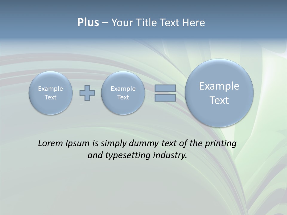 Light Professional Reflection PowerPoint Template