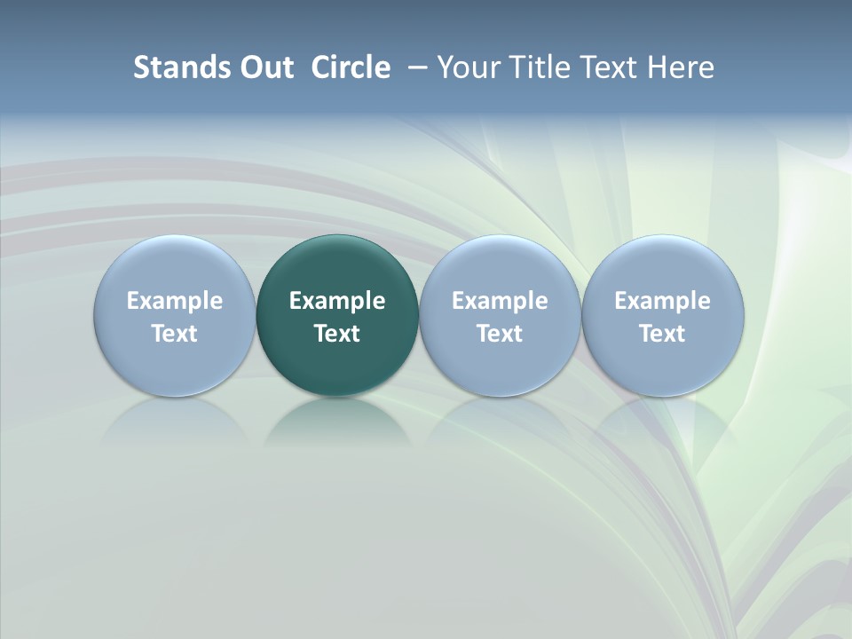 Light Professional Reflection PowerPoint Template