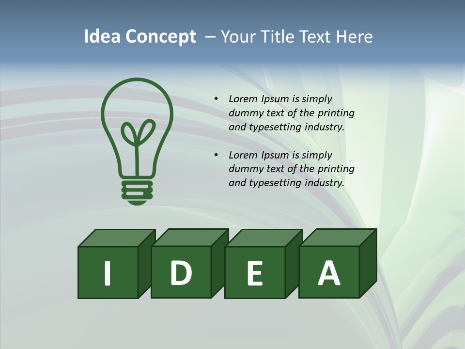 Light Professional Reflection PowerPoint Template