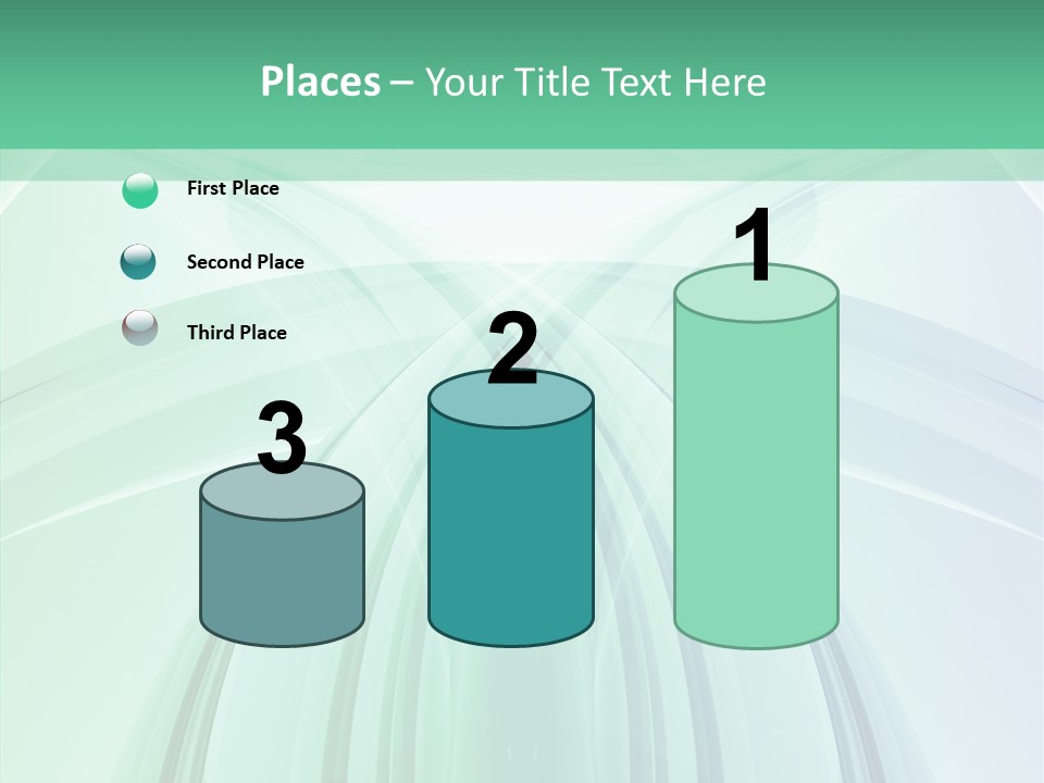 Smooth Reflection Blue PowerPoint Template