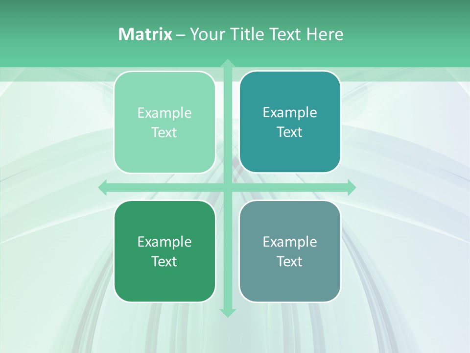 Smooth Reflection Blue PowerPoint Template