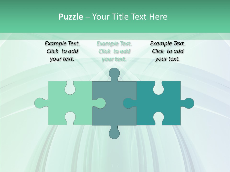 Smooth Reflection Blue PowerPoint Template