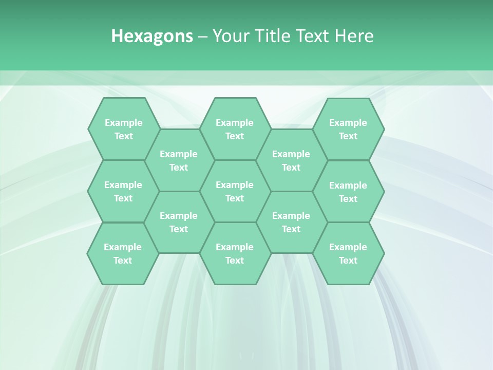Smooth Reflection Blue PowerPoint Template