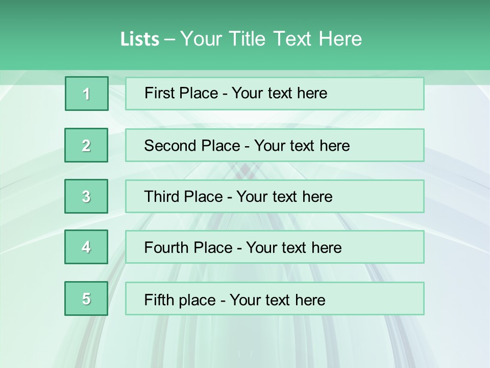 Smooth Reflection Blue PowerPoint Template