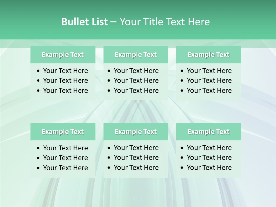 Smooth Reflection Blue PowerPoint Template