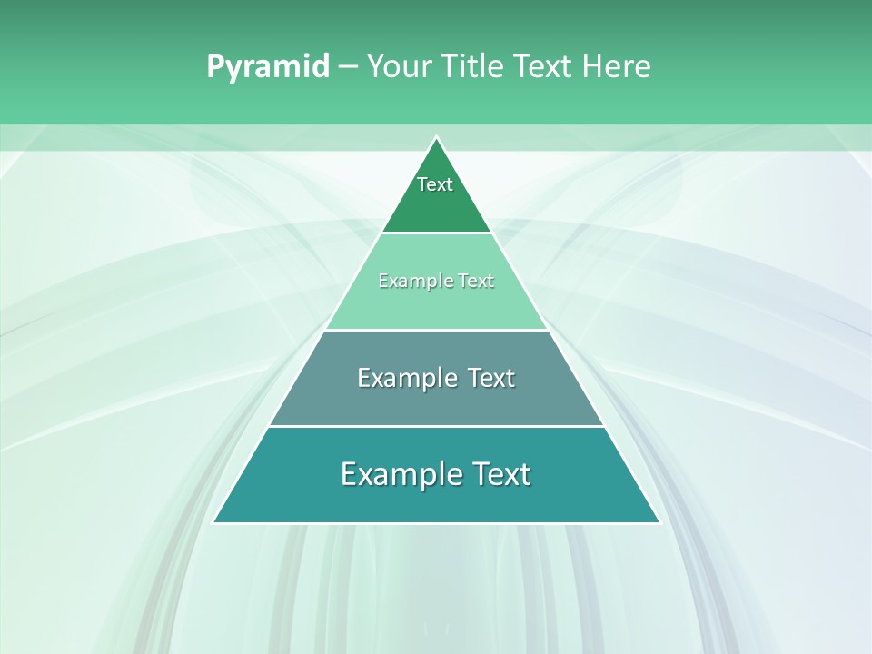 Smooth Reflection Blue PowerPoint Template