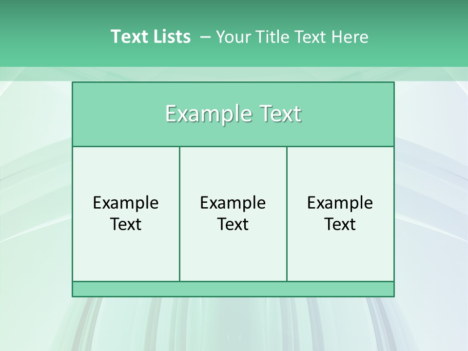 Smooth Reflection Blue PowerPoint Template
