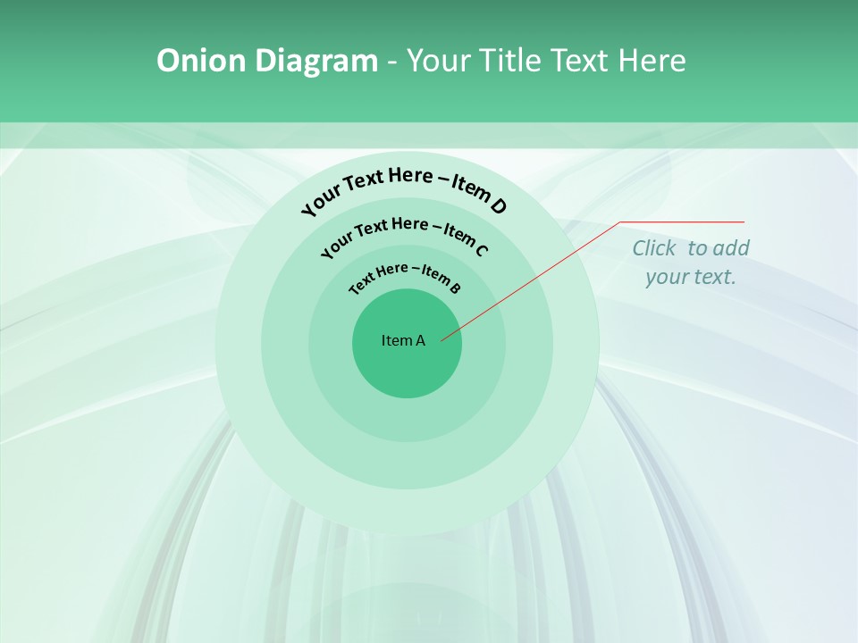 Smooth Reflection Blue PowerPoint Template