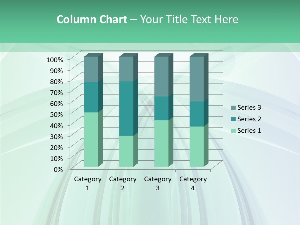 Smooth Reflection Blue PowerPoint Template