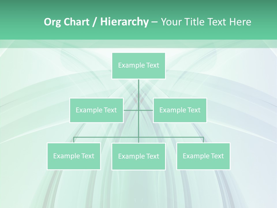 Smooth Reflection Blue PowerPoint Template