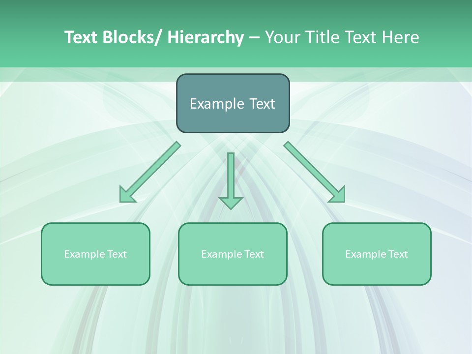 Smooth Reflection Blue PowerPoint Template