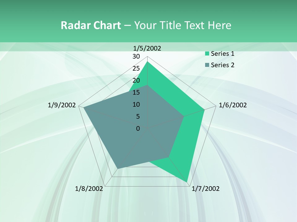 Smooth Reflection Blue PowerPoint Template
